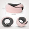 StitchesandTweed Memory Foam Travel Pillow, 360° Head Support Degree Comfort and Breathability - Pink