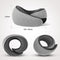 StitchesandTweed Memory Foam Travel Pillow, 360° Head Support Degree Comfort and Breathability - Grey