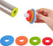 StitchesandTweed Adjustable Rolling Pin with Thickness Rings, Stainless Steel Dough Roller