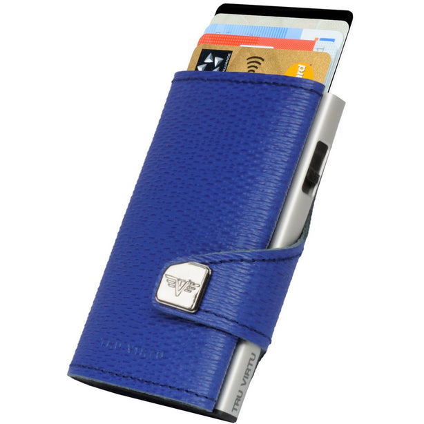 Tru Virtu Wallet Click & Slide Needle Electric Blue