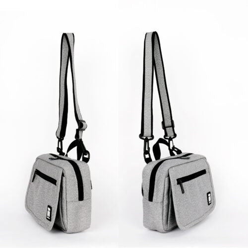 Metodo TSL-802 Cross Bag Top Handle Pure Grey