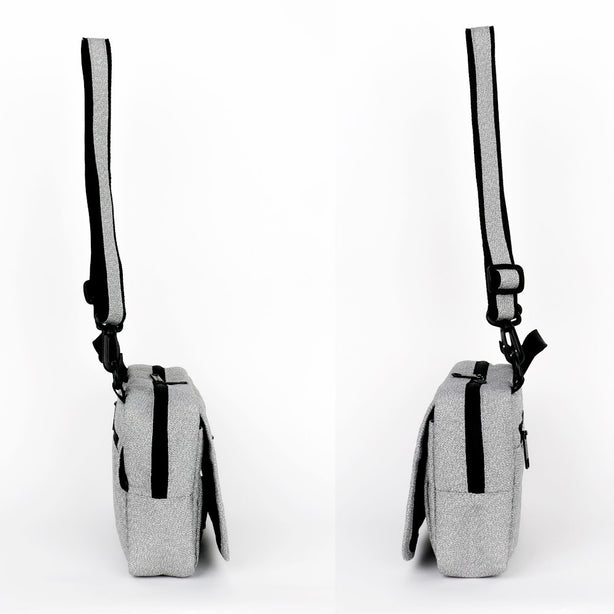 Metodo TSL-802 Cross Bag Top Handle Pure Grey