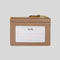 COACH Mini Skinny Id Case With Plaid Print Bright Maize Multi CBL88