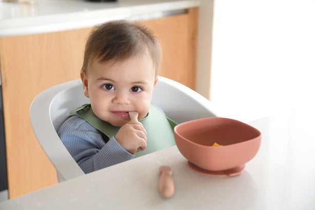 Beaba Silicone Pre-Spoons 2 Pack - Praline/Clay