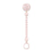 Suavinex Colour Essence Silicone Bobble Soother Clip - Rosewater