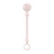 Suavinex Colour Essence Silicone Bobble Soother Clip - Rosewater