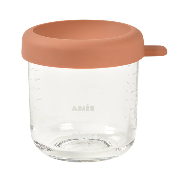 Beaba Glass Jar 250ml - Terracotta