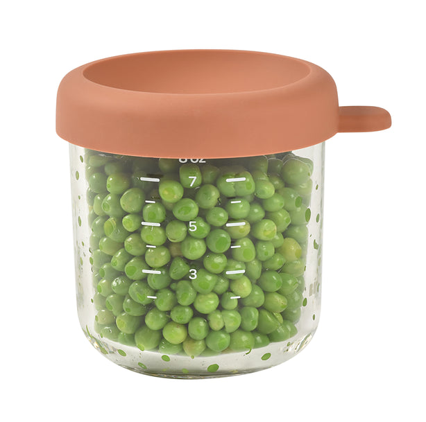 Beaba Glass Jar 250ml - Terracotta