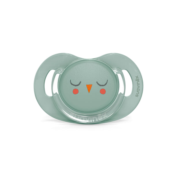 Suavinex Bonhomia Owl SX Pro Soother 6-18 Months - Green