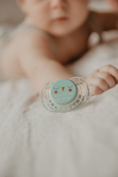 Suavinex Bonhomia Owl SX Pro Soother 6-18 Months - Green