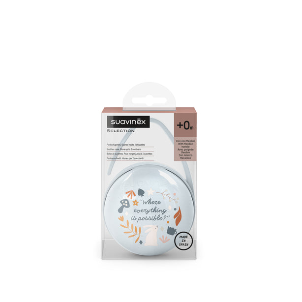 Suavinex Wonderland Soother Case - Light Blue