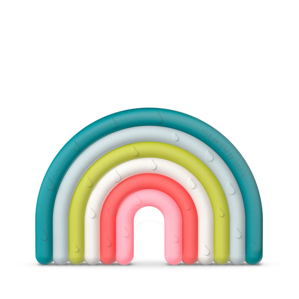Suavinex Rainbow Silicone Teether Stage 1 - Multicolour