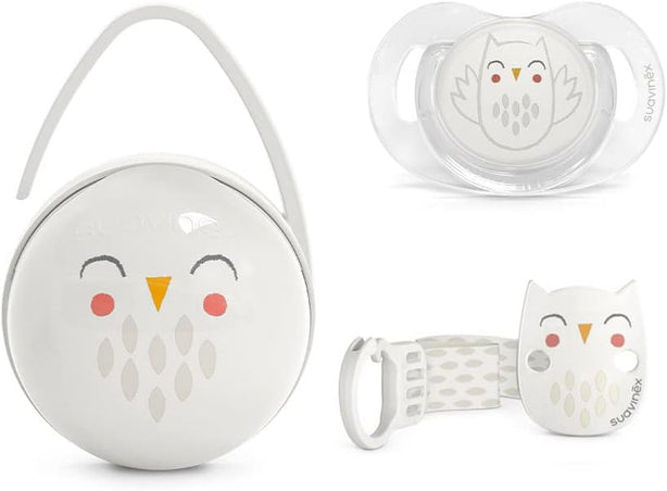 Suavinex Bonhomia Owl Baby Gift Set - Beige