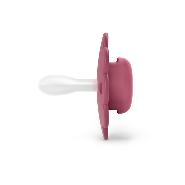 Suavinex Wonder SX Pro Soother 6-18 Months 2 Pack - Magenta/Mauve Chalk