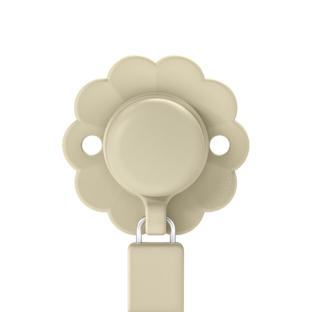 Suavinex Wonder Silicone Soother Clip - Whitecap Grey