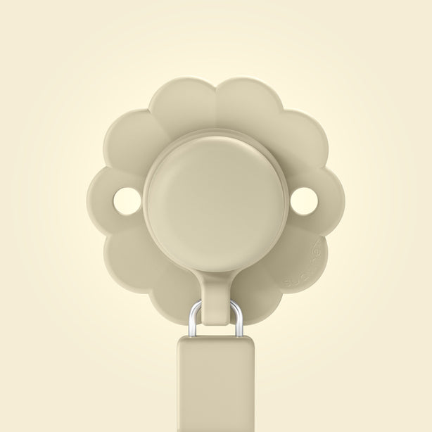 Suavinex Wonder Silicone Soother Clip - Whitecap Grey