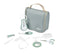 Beaba Baby 9 Piece Grooming Set with Toiletry Pouch - Sage Green
