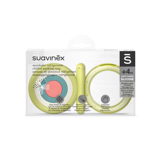 Suavinex Dragonfly Silicone Chilled Teething Ring - Multicolour