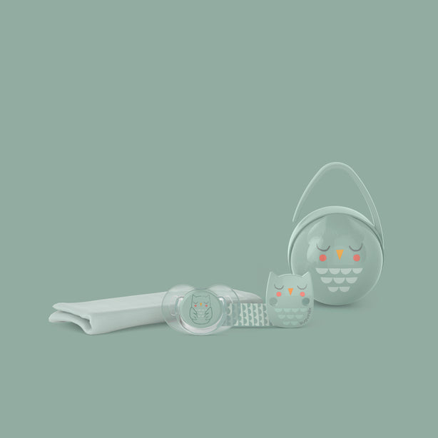 Suavinex Bonhomia Owl Baby Gift Set - Green