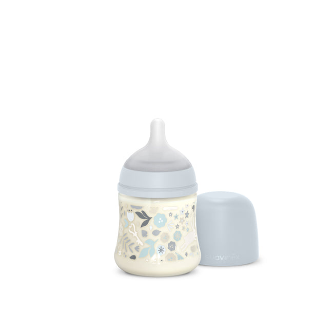 Suavinex Wonderland Baby Bottle SX Pro 150ml Slow Flow 0+ Months - Liberty Blue