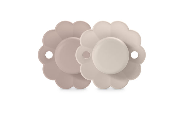 Suavinex Wonder SX Pro Soother 0-6 Months 2 Pack - Pale Mauve/Mauve Chalk