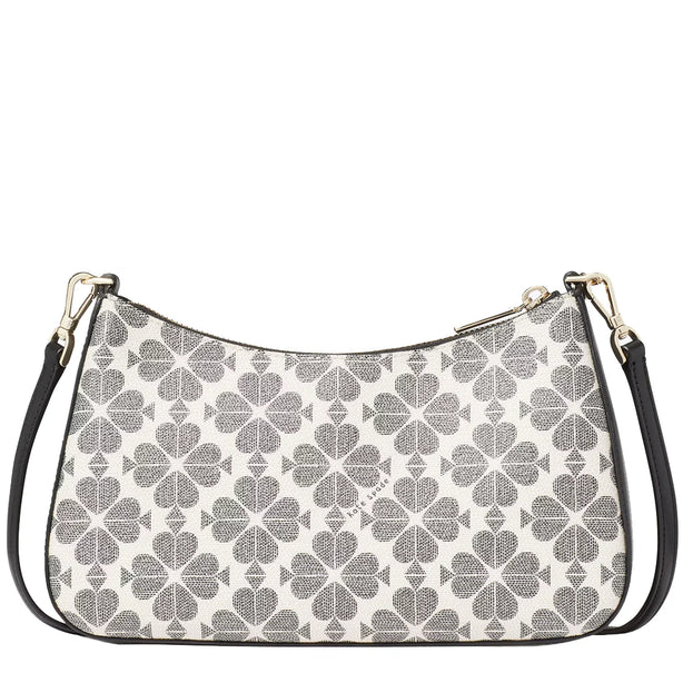 Kate Spade Signature Spade Flower Medium Convertible Crossbody Bag in Black Multi KI381