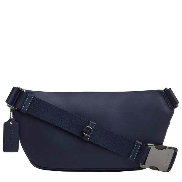 Coach Elias Belt Bag In Signature Canvas - Denim/ Midnight Navy CZ400