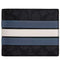 Coach 3 In 1 Wallet In Signature Canvas With Varsity Stripe - Charcoal/ Denim/ Chalk CW385