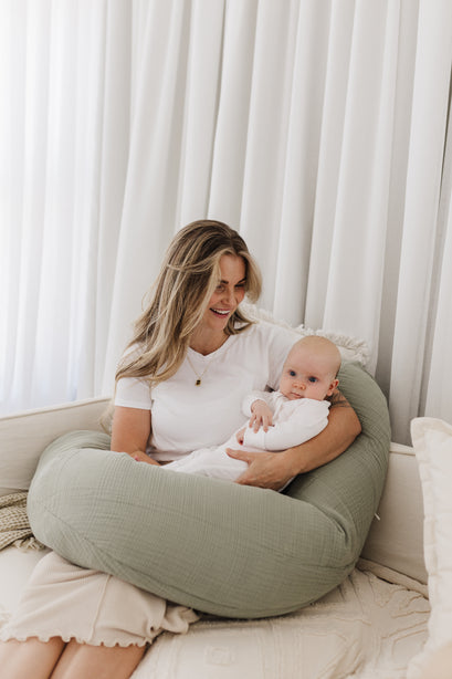 Theraline Muslin Maternity & Nursing Pillow