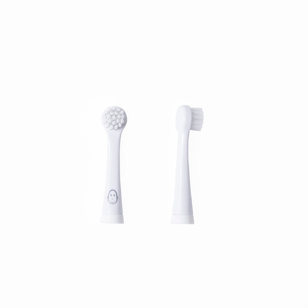 Matchstick Monkey Toothbrush Replacement Heads - White