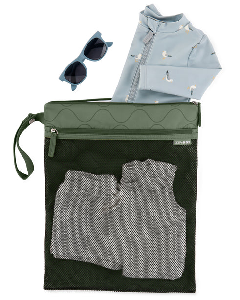Skip Hop Grab & Go Wet/Dry Bag - Dark Sage