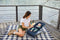 Ergobaby Evolve 3 in 1 Bouncer - Cool Blue