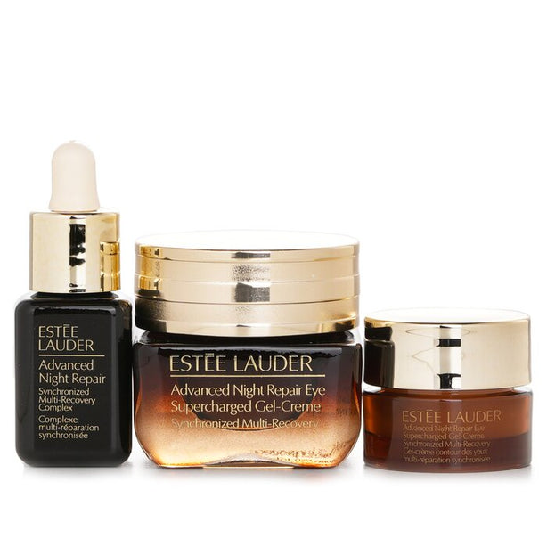 Major Eye Impact Trio Repair + Brighten Skincare Set: Anr Eye Supercharged Gel Cream (15ml + 5ml) + Repair Serum 7ml - 3pcs
