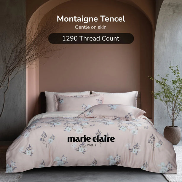 Marie Claire I Montaigne I TENCEL 1290TC I Fitted Sheet Set I Bed Sheet Set