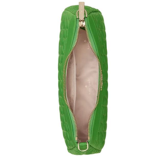 Kate Spade Spade Flower Quilted Fabric Convertible Crossbody Bag - KS Green KK077