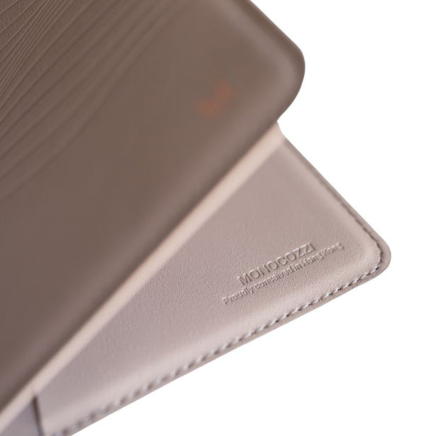Monocozzi LUCID Refined | Biodegradable Leather Slim Passport Holder (with RFID)