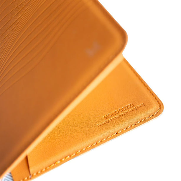 Monocozzi LUCID Refined | Biodegradable Leather Slim Passport Holder (with RFID)