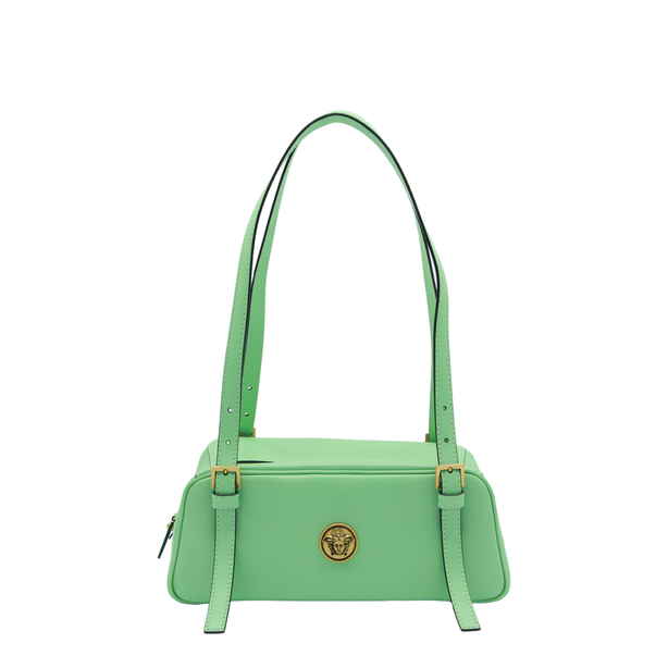 Medusa ’95 Croc-Effect Top-Handle Bag - Green
