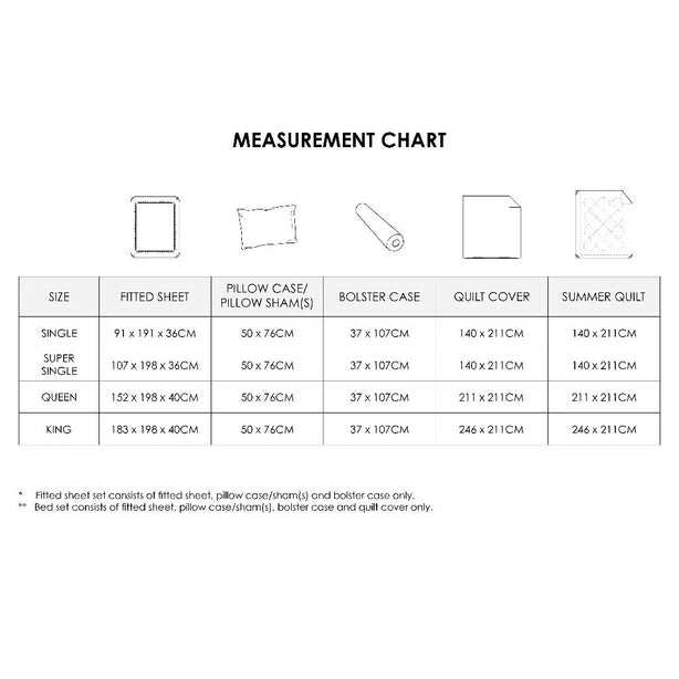 Marie Claire PWP October Campaign I Lumine Printed 100% Combed Cotton 1000TC Bed Set and 2 Glacier Pillows at $49