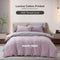 Marie Claire PWP October Campaign I Lumine Printed 100% Combed Cotton 1000TC Bed Set and 2 Glacier Pillows at $49