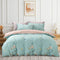 Marie Claire PWP October Campaign I Lumine Printed 100% Combed Cotton 1000TC Bed Set and 2 Glacier Pillows at $49