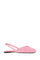 Pink Raffia Ballerinas