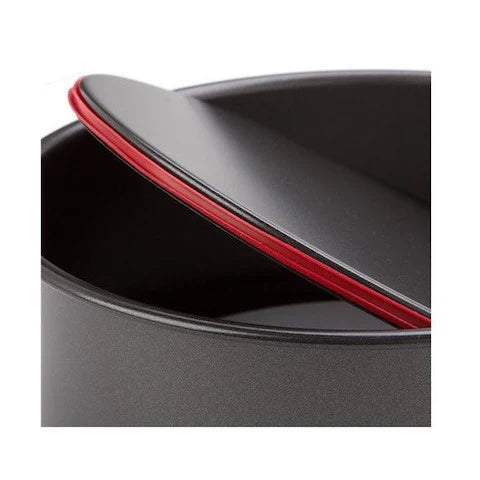 PushPan Deep Round Cake Pan - Non Stick Heavy Gauge Carbon Steel