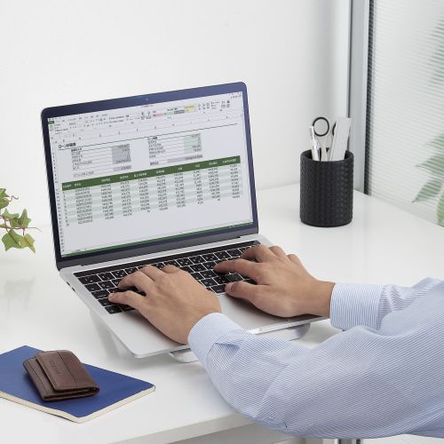 Folding Aluminium Laptop Stand  PCA-LTSFA7SV Series