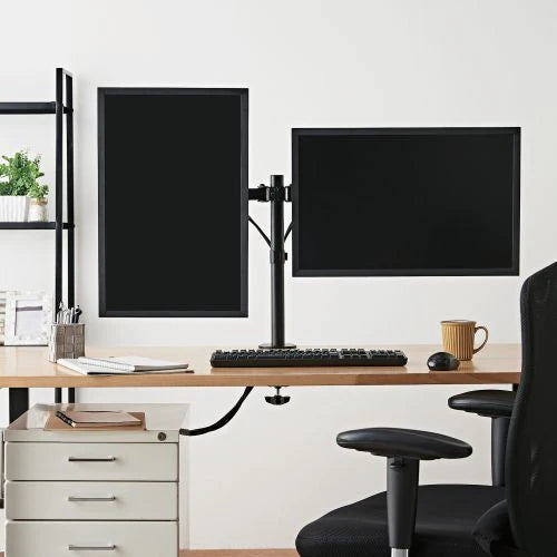 Double Monitor Arm (Long Type) DPA-DL03BK Series