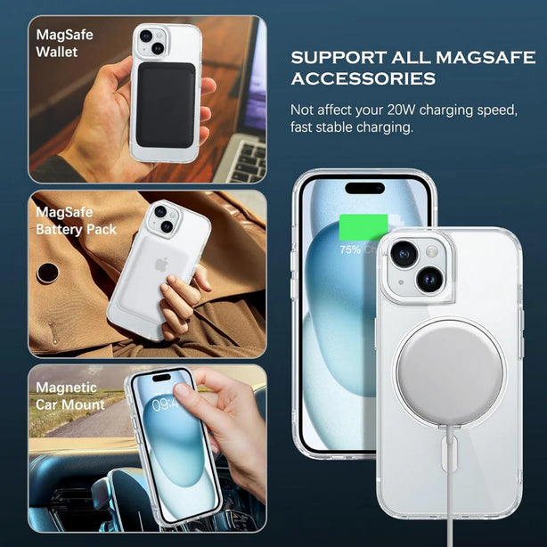 WiWU MCC-201 iShield Ultra for IP16 Shockproof phone case with Magnetic 360° Rotatable Ring Holder Kickstand