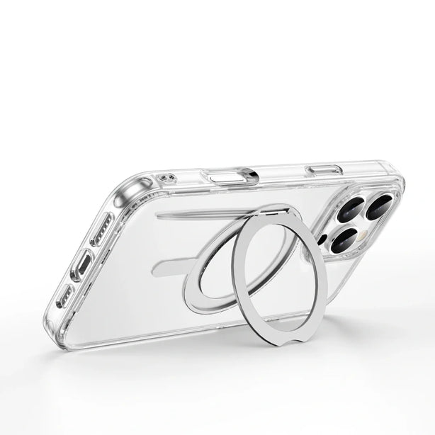 WiWU MCC-201 iShield Ultra for IP16 Shockproof phone case with Magnetic 360° Rotatable Ring Holder Kickstand