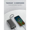WiWU Trunk P030 10000mAh Power Bank Portable, Universal Plug, Built-in Cables, CCC Certified
