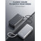 WiWU Trunk P030 10000mAh Power Bank Portable, Universal Plug, Built-in Cables, CCC Certified