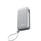 WiWU Trunk P030 10000mAh Power Bank Portable, Universal Plug, Built-in Cables, CCC Certified